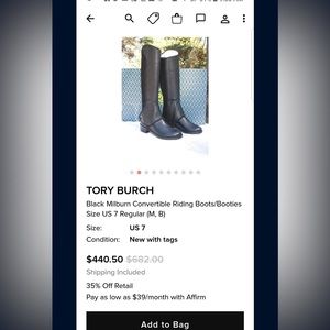 Tory Burch Riding Boots